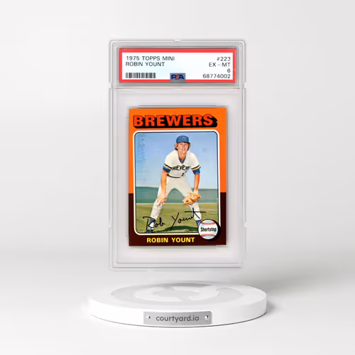 1975 Topps Mini #223 Robin Yount (PSA 6 EX-MT)