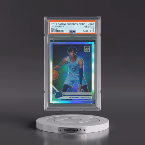 2019 Panini Donruss Optic #168 Ja Morant - Holo (PSA 10 GEM MINT)