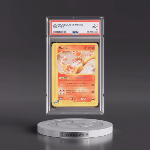 2003 Pokémon Skyridge #21 Moltres (PSA 9 MINT)