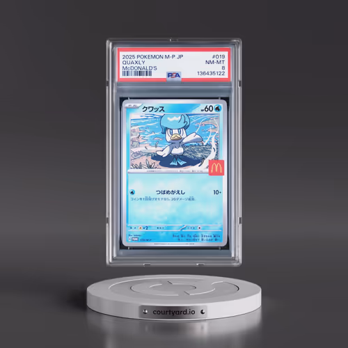 2025 Pokémon M-P Promo #019 Quaxly - McDonald's (PSA 8 NM-MT)
