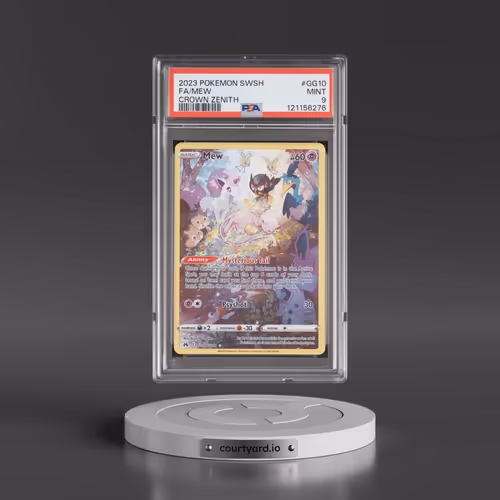 2023 Pokémon Sword and Shield Crown Zenith #GG10 Mew - Full Art (PSA 9 MINT)