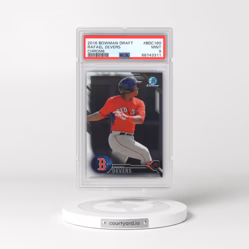 2016 Bowman Draft #BDC160 Rafael Devers - Chrome (PSA 9 MINT)