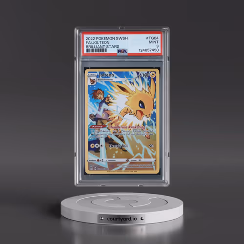 2022 Pokémon Sword & Shield Brilliant Stars #TG04 Jolteon - Full Art (PSA 9 MINT)