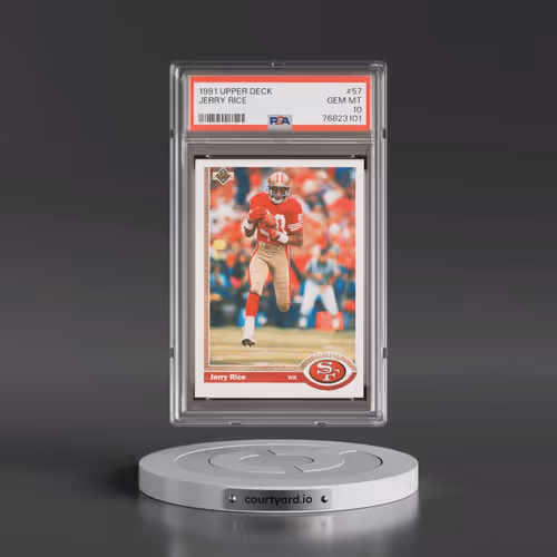 1991 Upper Deck #57 Jerry Rice (PSA 10 GEM MINT)