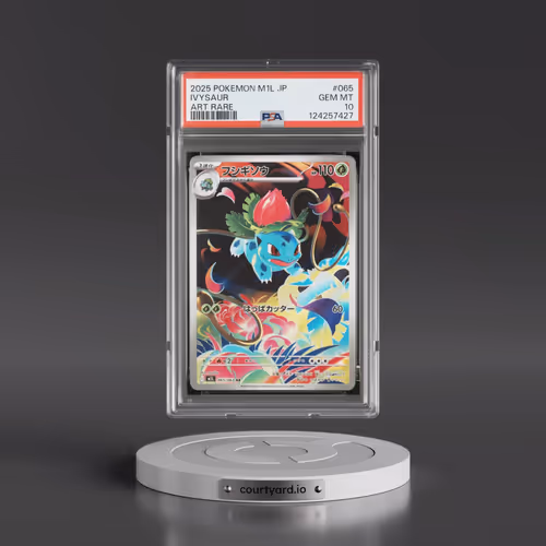 2025 Pokémon M1l-Mega Brave #065 Ivysaur - Art Rare (PSA 10 GEM MINT)
