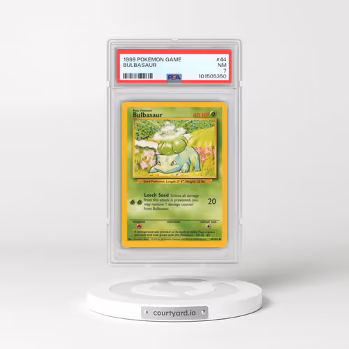 1999 Pokémon Game #44 Bulbasaur (PSA 7 NM)