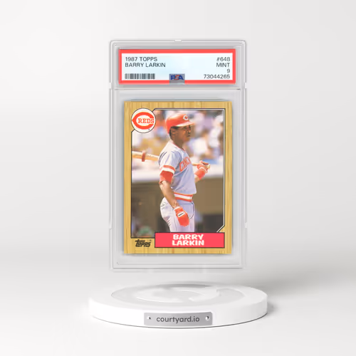 1987 Topps #648 Barry Larkin (PSA 9 MINT)
