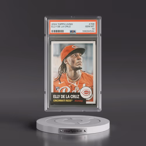 2024 Topps Living #706 Elly de La Cruz (PSA 10 GEM MINT)