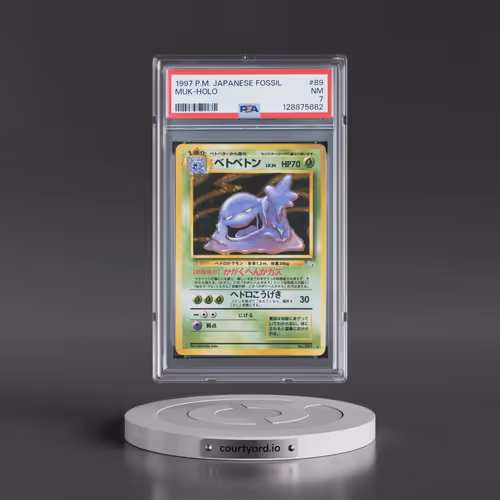 1997 Pokémon Fossil #89 Muk - Holo (PSA 7 NM)