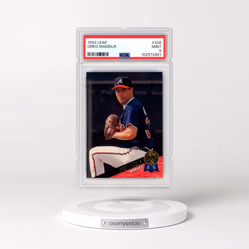 1993 Leaf #326 Greg Maddux (PSA 9 MINT)