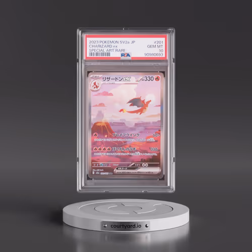 2023 Pokémon Sv2a-Pokemon 151 #201 Charizard EX - Holo Special Art Rare (PSA 10 GEM MINT)