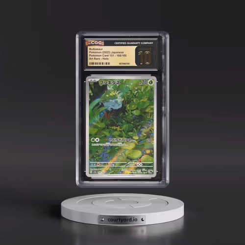 2023 Pokémon Card 151 #166/165 Bulbasaur - Art Rare Holo (CGC 10 PRISTINE)