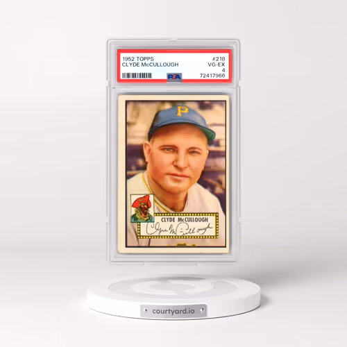 1952 Topps #218 Clyde McCullough (PSA 4 VG-EX)