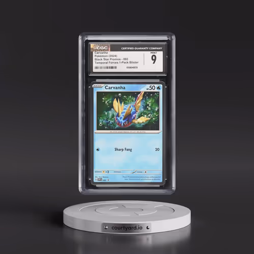 2023 Black Star Promos - Scarlet & Violet SVPEN #093 Carvanha - Temporal Forces 1-Pack Blister (Cosm