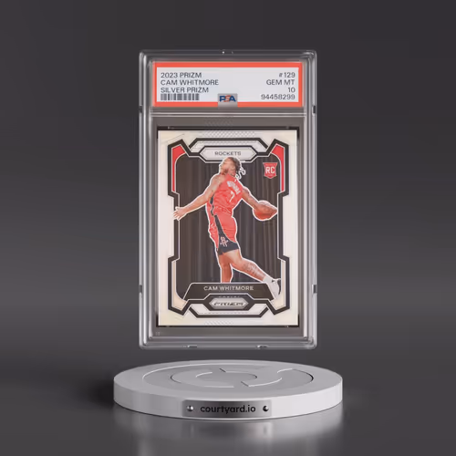 2023 Panini Prizm #129 Cam Whitmore - Silver Prizm (PSA 10 GEM MINT)