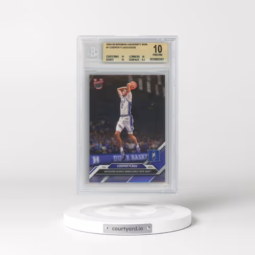 2024 Bowman U Now #1 Cooper Flagg (BGS 10 PRISTINE)