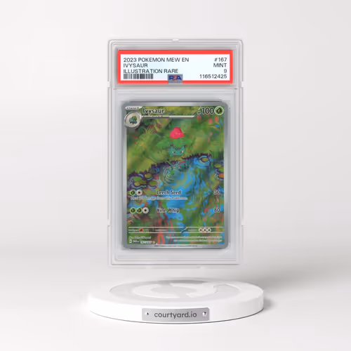 2023 Pokémon Mew EN-151 #167 Ivysaur - Illustration Rare (PSA 9 MINT)