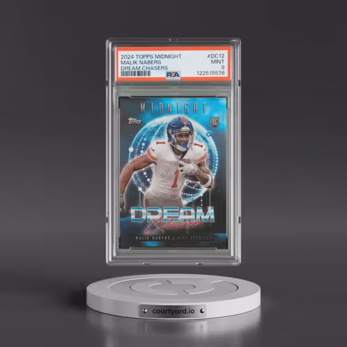 2024 Topps Midnight Dream Chasers #DC12 Malik Nabers (PSA 9 MINT)