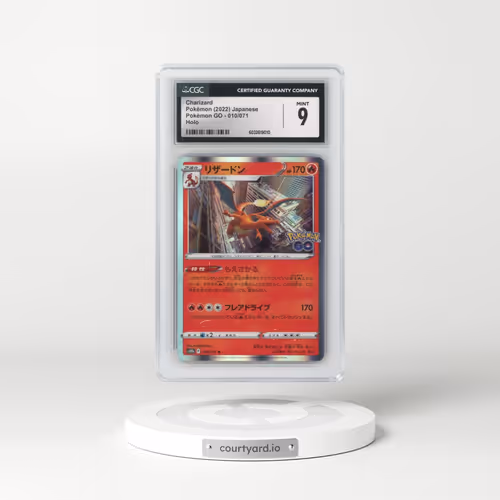 2022 Pokémon GO #010/071 Charizard - Holo (CGC 9 MINT)