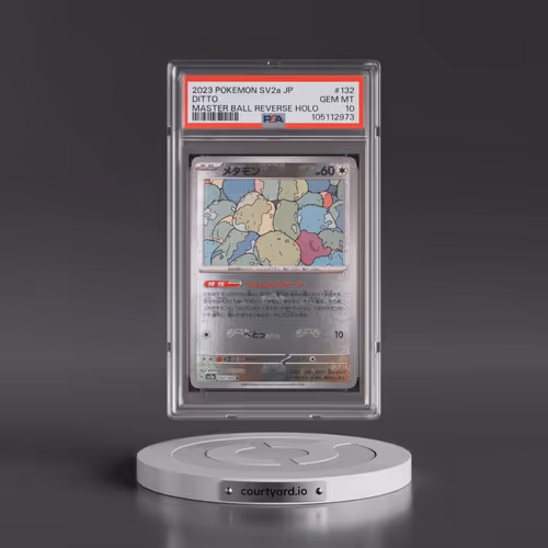2023 Pokémon Sv2a-Pokemon 151 #132 Ditto - Reverse Holo Master Ball (PSA 10 GEM MINT)