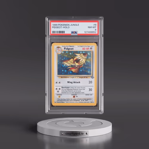 1999 Pokémon Jungle #8 Pidgeot - Holo (PSA 8 NM-MT)