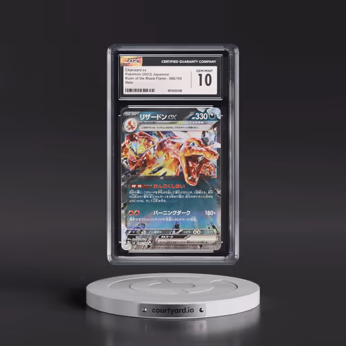 2023 Ruler of the Black Flame #066/108 Charizard ex - Holo (CGC 10 GEM MINT)