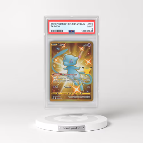 2021 Pokémon Celebrations #025 Mew - Full Art (PSA 9 MINT)