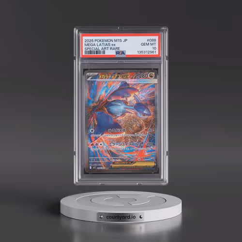 2025 Pokémon M1s-Mega Symphonia #088 Mega Latias EX - Holo Special Art Rare (PSA 10 GEM MINT)