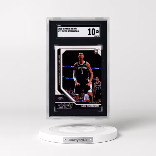 2023 Panini Instant #19 Victor Wembanyama (SGC 10 GEM MINT)