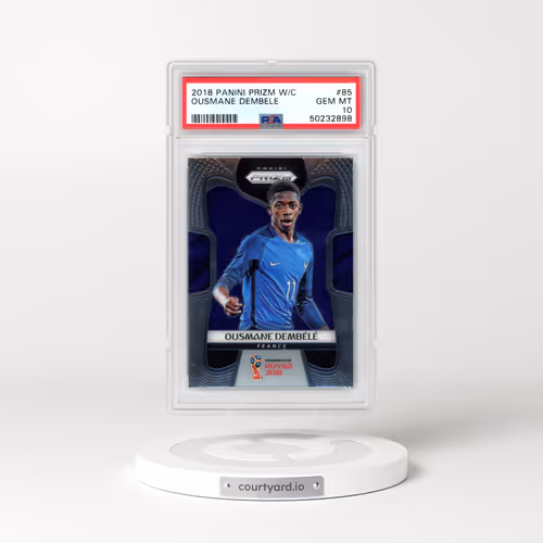 2018 Panini Prizm World Cup #85 Ousmane Dembele (PSA 10 GEM MINT)