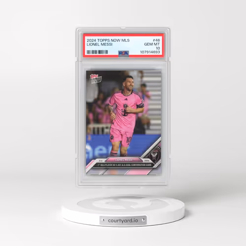 2024 Topps Now MLS #46 Lionel Messi (PSA 10 GEM MINT)