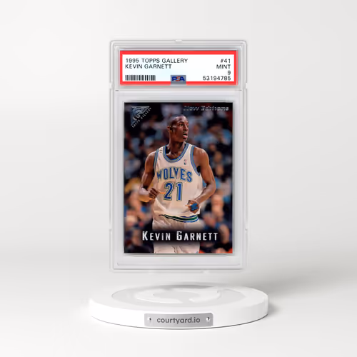 1995 Topps Gallery #41 Kevin Garnett (PSA 9 MINT)