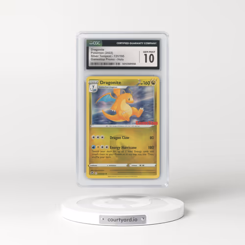 2022 Silver Tempest #131 Dragonite - Holo Gamestop Promo (CGC 10 GEM MINT)