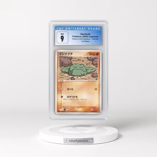 2003 Rulers of the Heavens #032/054 Geodude - 1st Edition (CGC 9 MINT)
