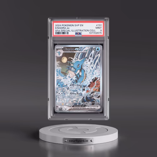 2024 Pokémon Svp EN-SV Black Star Promo #131 Kingdra EX - Holo Shrouded Fable Special Illustration C