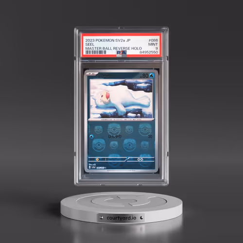 2023 Pokémon Sv2a-Pokemon 151 #086 Seel - Reverse Holo Master Ball (PSA 9 MINT)