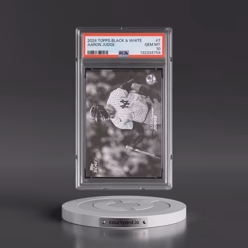 2024 Topps Black and White #7 Aaron Judge (PSA 10 GEM MINT)