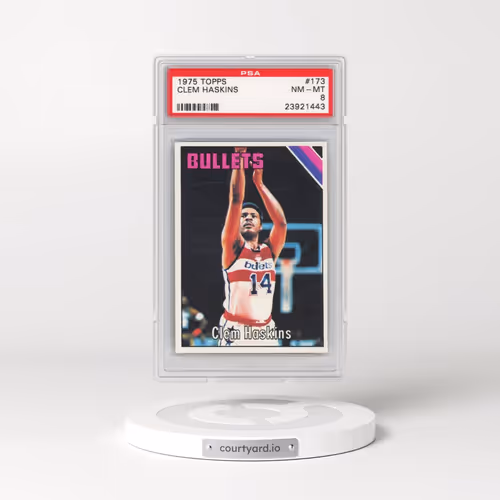 1975 Topps #173 Clem Haskins (PSA 8 NM-MT)