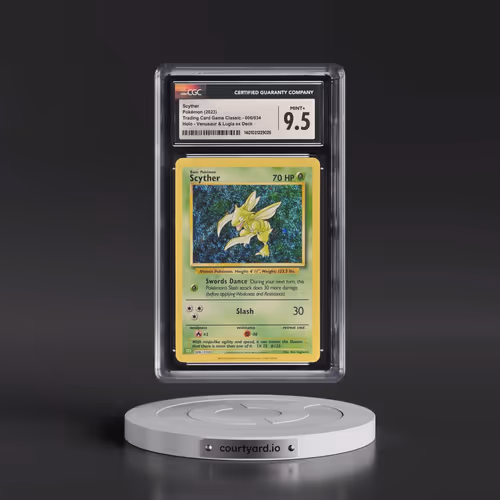 2023 Pokémon CLV-Trading Card Game Classic Venusaur & Lugia EX Deck #006 Scyther (CGC 9.5 MINT+)