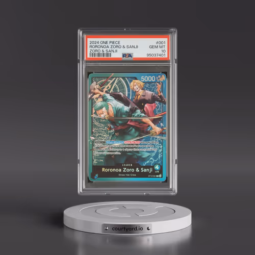 2024 One Piece Starter Deck ST12-Zoro & Sanji #001 Roronoa Zoro/Sanji (PSA 10 GEM MINT)