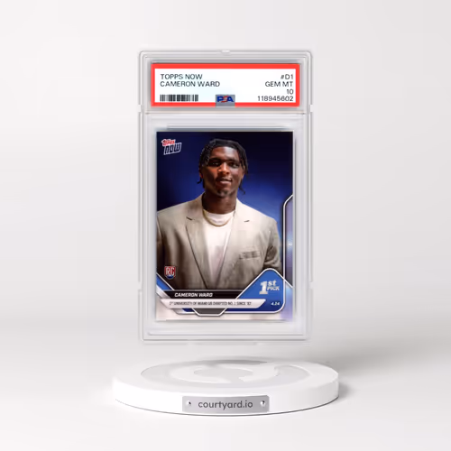 2025 Topps Now #D1 Cameron Ward (PSA 10 GEM MINT)
