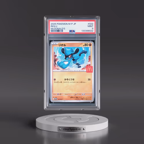 2025 Pokémon M-P Promo #022 Riolu - McDonald's (PSA 9 MINT)