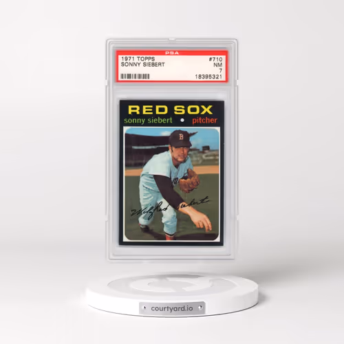 1971 Topps #710 Sonny Siebert (PSA 7 NM)
