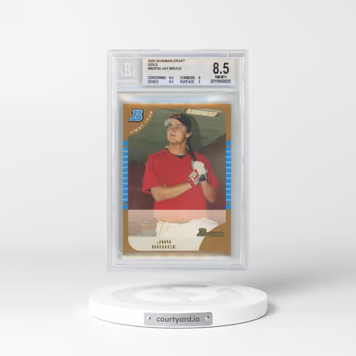 2005 Bowman Draft #32 Jay Bruce FY - Gold (BGS 8.5 NM-MT+)
