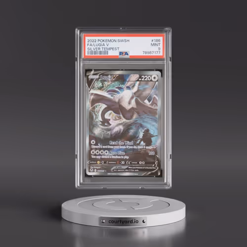 2022 Pokémon Sword & Shield Silver Tempest #186 Lugia V - Holo Full Art (PSA 9 MINT)
