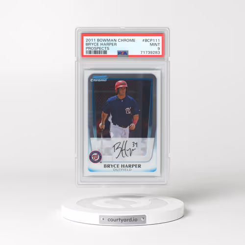 2011 Bowman Chrome Prospects #BCP111 Bryce Harper (PSA 9 MINT)