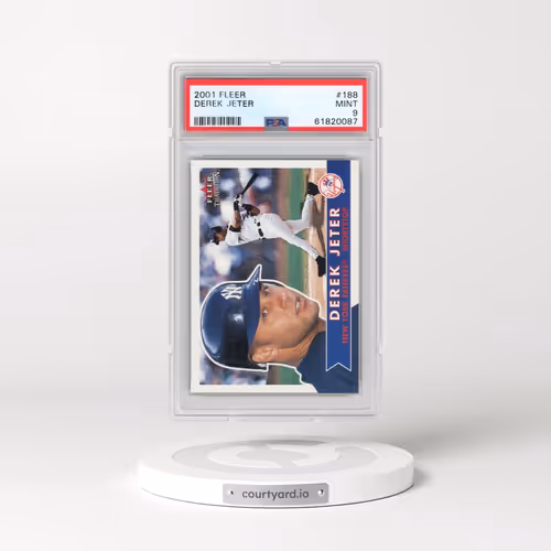 2001 Fleer #188 Derek Jeter (PSA 9 MINT)
