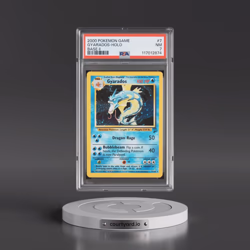2000 Pokémon Game Base II #7 Gyarados - Holo (PSA 7 NM)