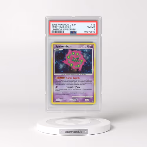 2008 Pokémon Diamond & Pearl Legends Awakened #16 Spiritomb - Holo (PSA 8 NM-MT)
