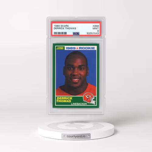 1989 Score #258 Derrick Thomas (PSA 9 MINT)